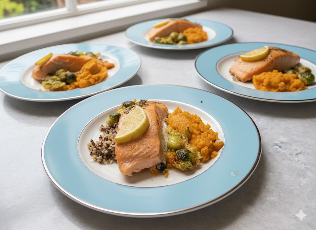 Clean-Baked Salmon & Superfoods